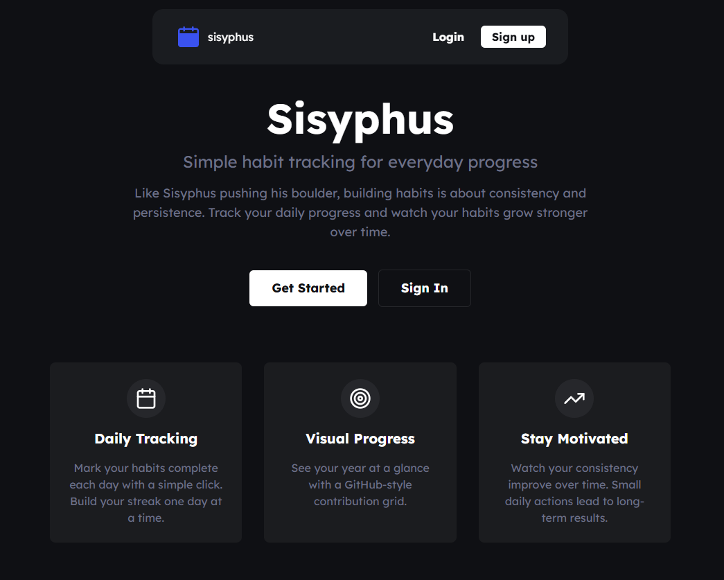 sisyphus in action